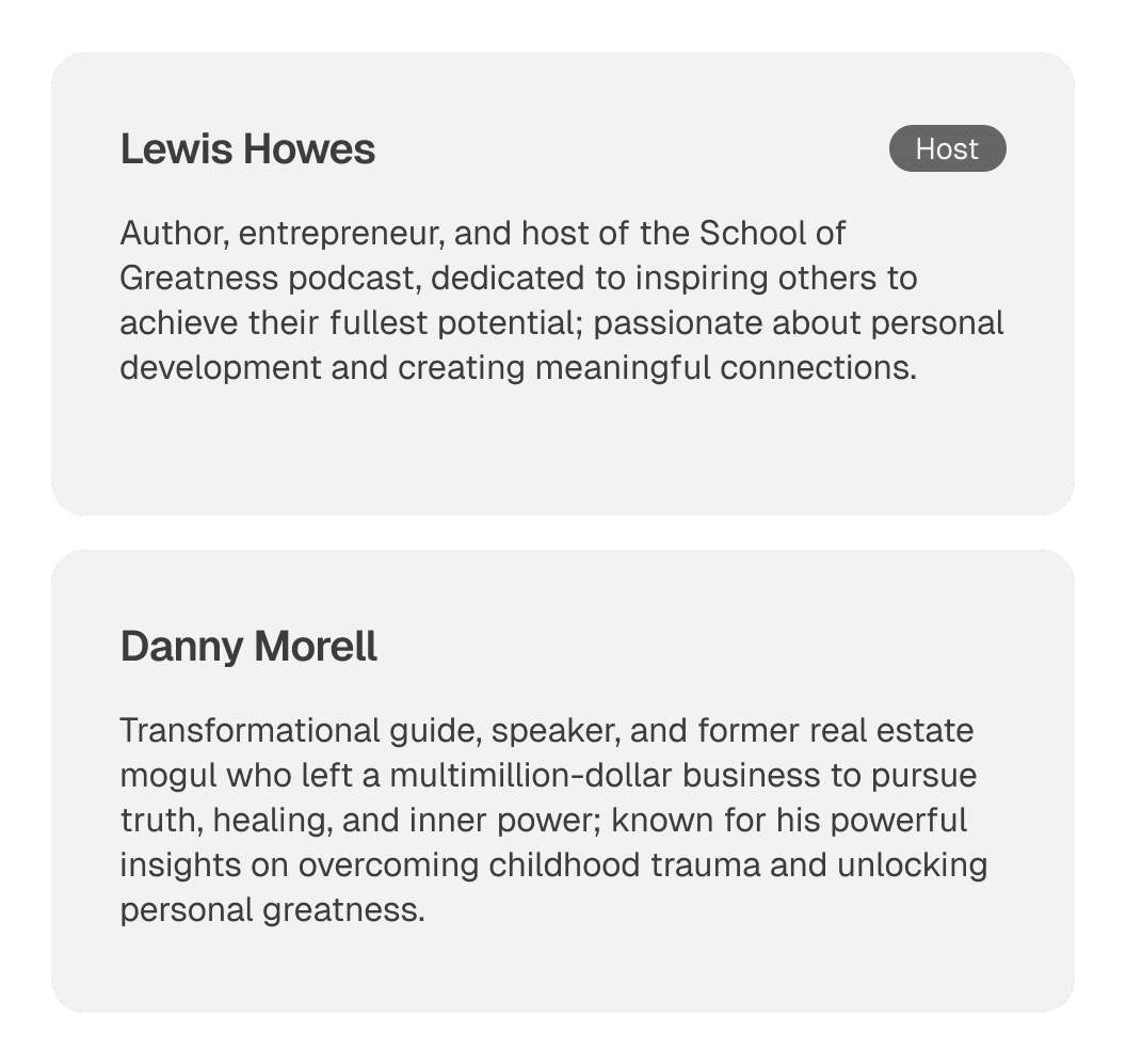 Guest Highlights & Key Quotes Mockup